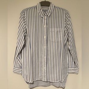 Madewell Blue Stripe Button Down